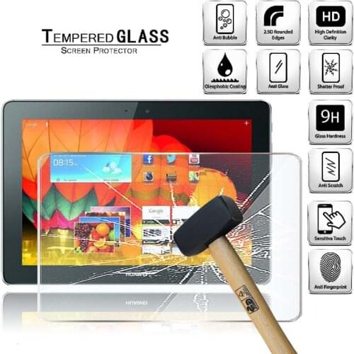 Tablet Tempered Glass Screen Protector Cover for Huawei Mediapad 10 FHD Tablet Computer Anti-Scratch Explosion-Proof Screen
