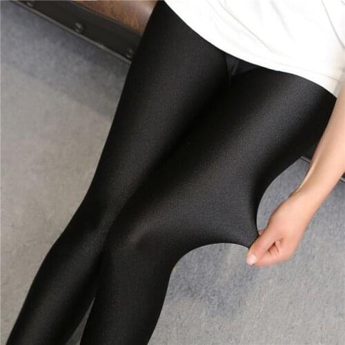 2021 Lady Push Up Slim Leggings Fashion New Style Shine Legging Girl Black Leggings Summer Autumn Large Size Fitness Pant