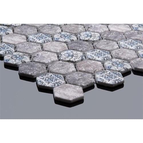 Glass mosaic tiles for interior wall , kitchen backsplash