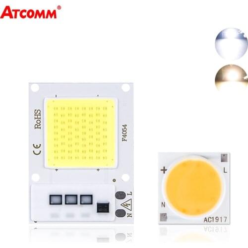 3W 7W 9W 10W 20W 30W 220V Smart IC LED COB Lamp Bulb High Power LED Matrix Diode Array For DIY Floodlight Spotlight Bulb Lampada
