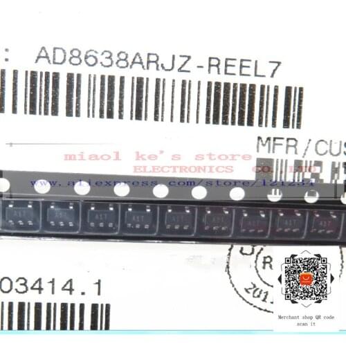 [5pcs]100%New original: AD8638ARJZ-REEL7 AD8638ARJZ-REEL AD8638ARJZ-R2 AD8638ARJZ AD8638ARJ AD8638 A1T IC OPAMP ZER-DRIFT 1CIRC