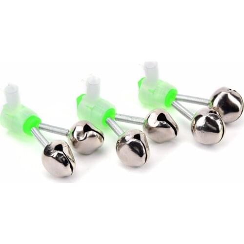 5PCS/Lot Fishing Alarm system Pisces Bells Alarm Sea Rod Fishing Accessories Luminous Fishing Lure Minnow Bait Fishing tackle
