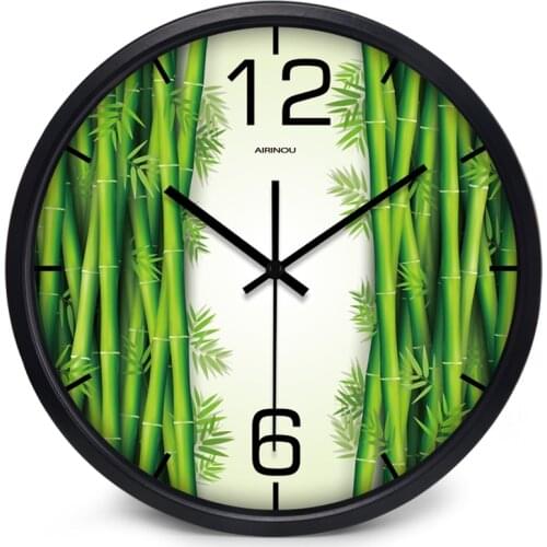 Airinou Panda bamboo forest Creative Fashion Wall Clock