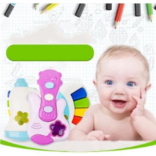 Kids Guitar Kids Development Electric Guitar Musical Instrument Baby Toy Guitar With Musical For Kids Children Hobby Toy