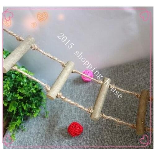 Bird toy large and medium-sized parrot climbing rope toys ladder cableway Alexander Large Parrot squirre 44CM*6CM