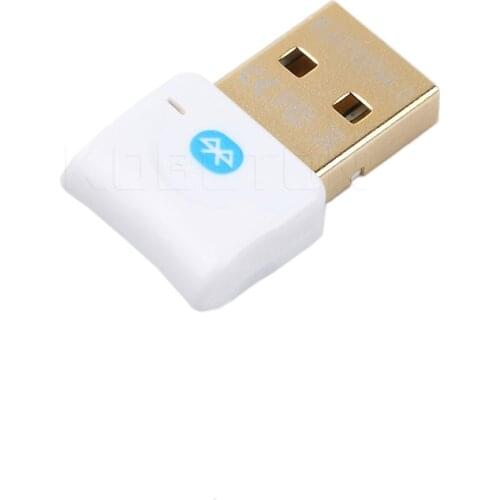 KEBETEME Dongle Bluetooth Adapter Mini USB Bluetooth 4.0 Dual Mode Wireless Gold plated connector Audio for Laptop PC Win Xp 7 8