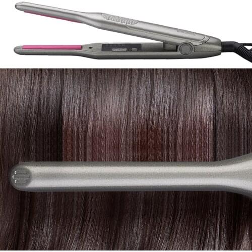 Ceramic Flat Hair Straightener Curler Iron Board Temperature Adjustable Portable Hairdressing Safety Elements