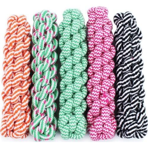 Corn Style Dog Grind Teeth Toys Pet Cotton Rope Toys Pet Chew Rope Braided Cotton Rope Pets Toys Supplies 20cm