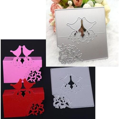 G18 METAL CUTTING DIES 3D Bird Frame Gift Scrapbook Card Album Wedding Paper Craft Home Decor Embossing Stencil Punch