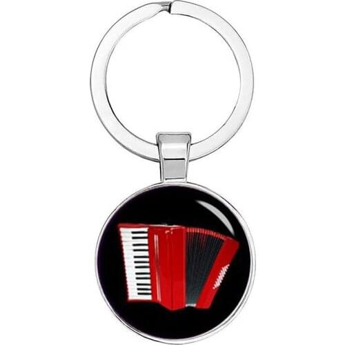 Fashion Drum Bag Silhouette Keychain Turner Mixer Simple Drum Set Outline Pattern Keychain Drummer Jewelry Music Gift