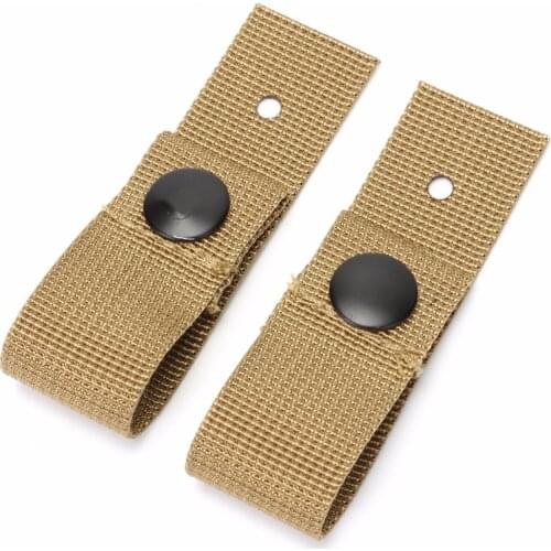 New 1 Pair Tactical Helmet Accessories Outdoor Hunting Military Helmet Goggle Fixed Strap Rope Detachable Buckle