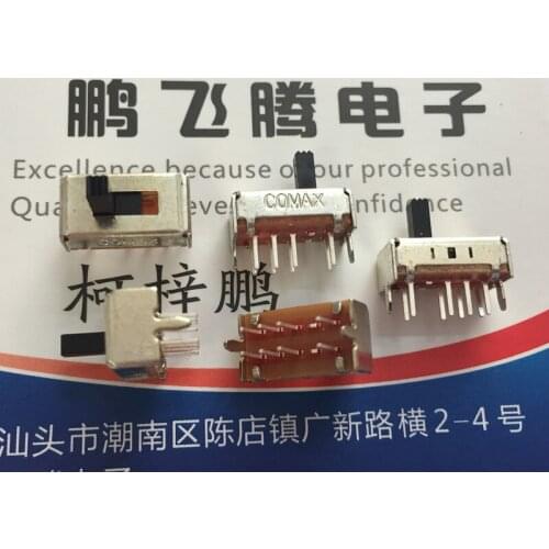 Original new 100% SS-23D07-G dial switch 8pin 3gear double row vertical forward dial belt bracket sliding propulsion