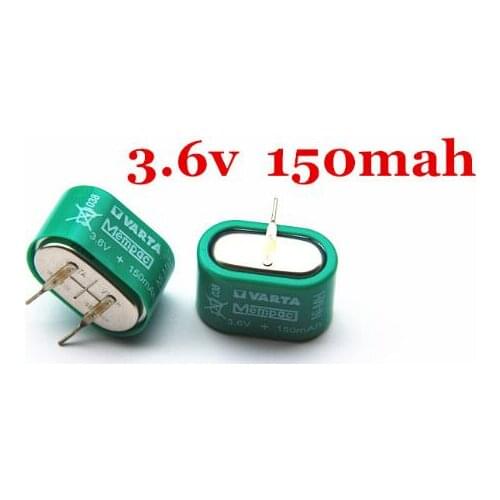 2PCS Germany imported original 3/V150H rechargeable nickel-metal hydride battery 3.6V 150mAh