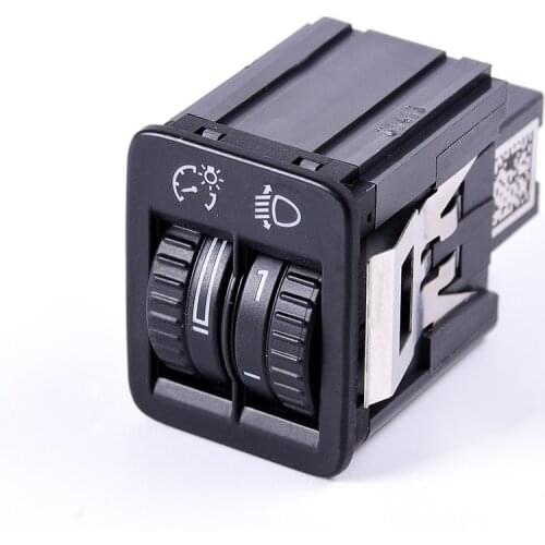 For VW Passat CC Seat 3C0941333A Dashboard Brightness Dimmer Car Headlight Height Adjustment Switch With Double pulley
