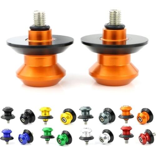 Fit For KTM 690 Supermoto 690 Enduro R 790 DUKE 1290 SUPER ADVENTURE R Motorcycle Swingarm Screws Slider Stand Bobbins