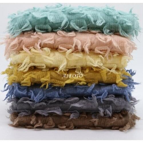 Newborn Photography Props Wraps Knitted Cozy Blanket Baby Prop Posing Fabric Backdrop Fotografia Photo Studio Accessorie Flokati