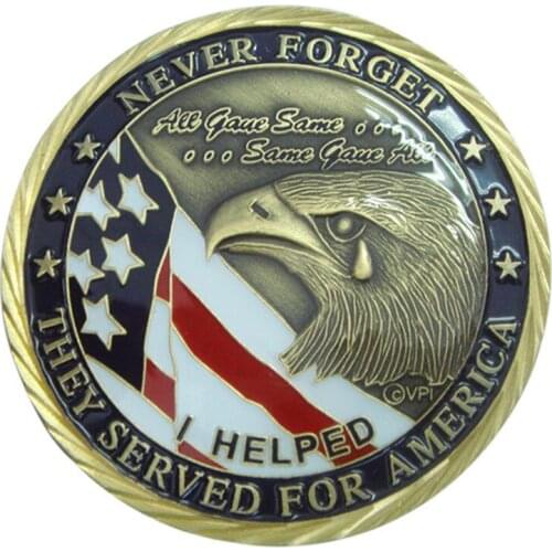 Discount and promotion coins with antique bronze finish