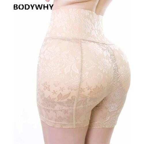Womens Hip Enhancer Butt Lifter Padded Panty Waist Girdle Control Panties High Waist Tummy Control Hourglass Figure Boyshort