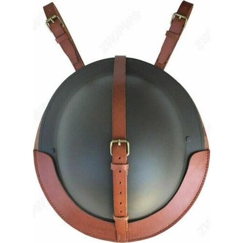 MILITARY WWII WW2 BRITISH UK ARMY BRODIE TOMMY STEEL HELMET WITH LEATHER COVER SET Military collect War Reenactments