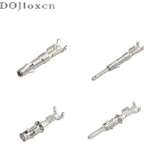 10/50/100/200/500 Pcs Copper Nickel-Plated Tin lTT Type Aviation Round Male And Female Wiring Terminals 192900-2490 192900-2530