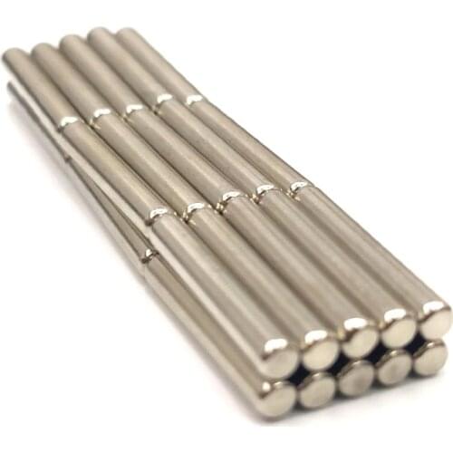 100pcs NdFeB Mini Magnet Dia. 4mm Precision Magnetic Buttons Neodymium Sensor Magnets Mini Disc for DIY Toys Experiments Holding