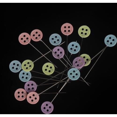 50/100Pcs/Box Sewing Pin Button Sewing accessories Quilting Patchwork Pins Flower Pin Craft Head Pin Needles 10*50mm