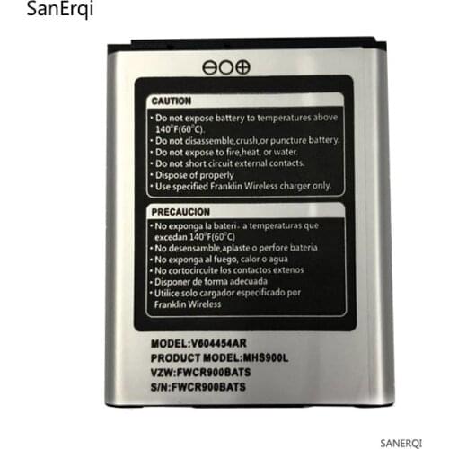 10pcs Battery for Franklin Wireless MHS900L,Verizon Ellipsis Jetpack Router Li-Ion Rechargeable 3.7V 2100mAh V604454AR