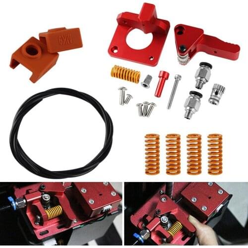 Aluminum Dual Gear Extruder Upgrade Kit for CR-10 CR-10S 3D Printer GDeals