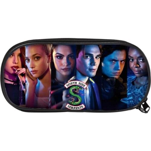 American Drama Riverdale Town Student Pencil Case Anime Peripheral Stationery Storage Bag Kids School Supplies Gift