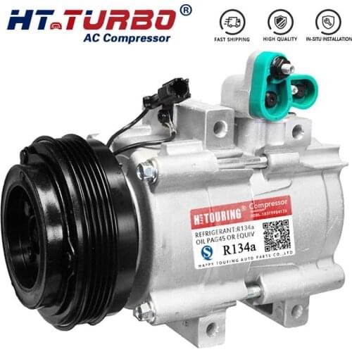 For 977013E200RU 97701-3E200 6512206 37701-3E200 471-6014 638981 Auto Car AC Compressor HS18 For Kia Sorento 3.5L V6 2003-2006
