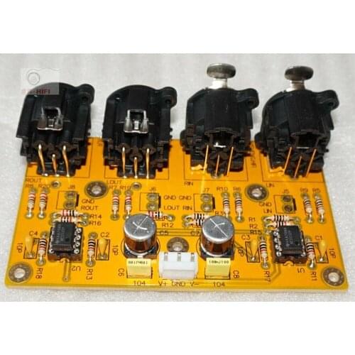 Balanced front/unbalanced balance/balanced to unbalanced/RCA to XLR board