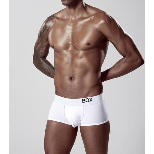 ORLVS Boxers Male Stretch Protection Belt Underpants Independent Codpiece Anti-hemming Pants Super Elasticity Thinness Panties