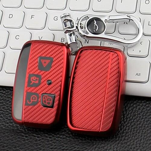 TPU Car Key Case Cover Key Chain Ring for Land Rover A9 Range Rover Freelander 2 3 Evoque Discovery Sport Remote Key Protector