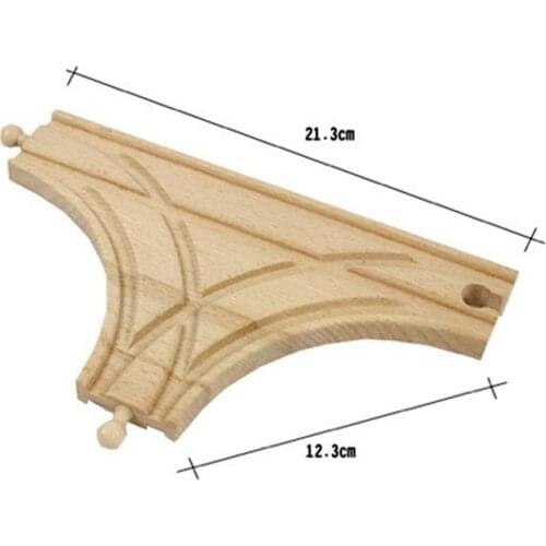 D534 Hot selling the train accessories T orbit General small wooden train 2pcs/LOT