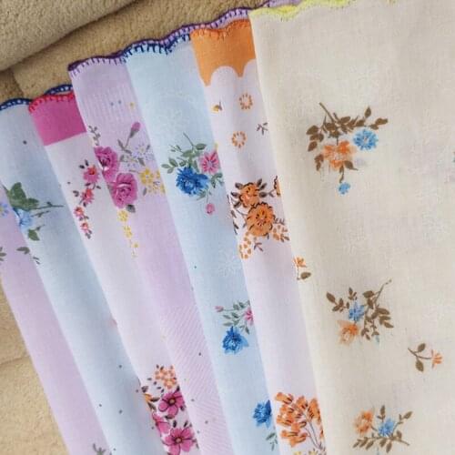 Elegant and fresh printed ladies handkerchief. Soft sweat-absorbent breathable towel. Bibs. Headscarf. multiple colour