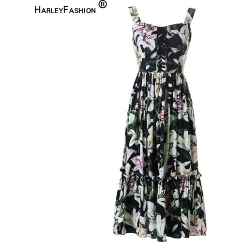 Летние платья с принтом HARLEYFASHION China At AliExpress