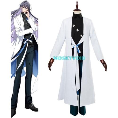 Division Rap Battle Costume Hypnosis Microphone Jakurai Jinguji Cosplay Uniform Suits The Dirty Dawg ill-DOC Doctor Robe