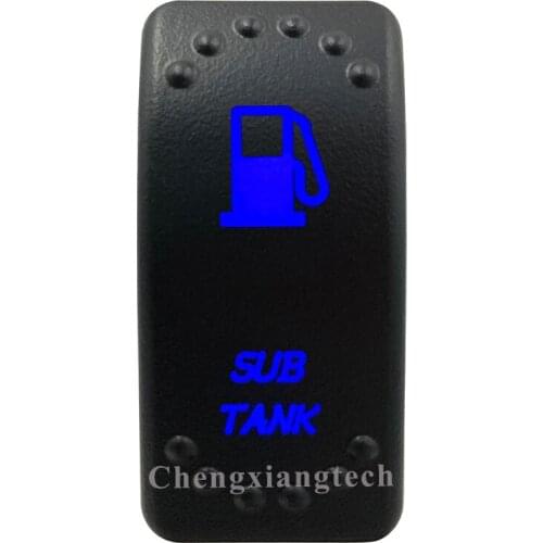 Blue Led Laser Engraving- SUB TANK- Rocker Switch 5 Pin on off 12v 24v SPST for Car Boat Truck RV