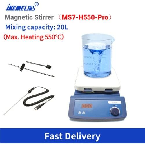 Magnetic Stirrers Max heating plate temperature 550°C LCD Digital Glass Ceramic HotPlate Magnetic Stirrer