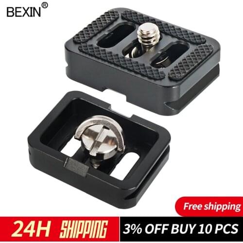 Small camera release plate tripod plate mini quick release plate dslr mount for SIRUI TY-C10 T005/T-025 ball head with screw 1/4