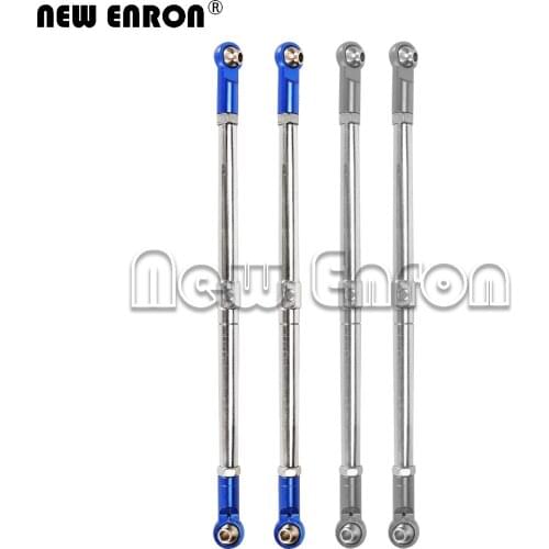 NEW ENRON 7MM Thicker 150MM LOS234003 Stainless Steel Rear Suspension Upper Links For Losi Race 1/10 Rey Rock Desert Truck
