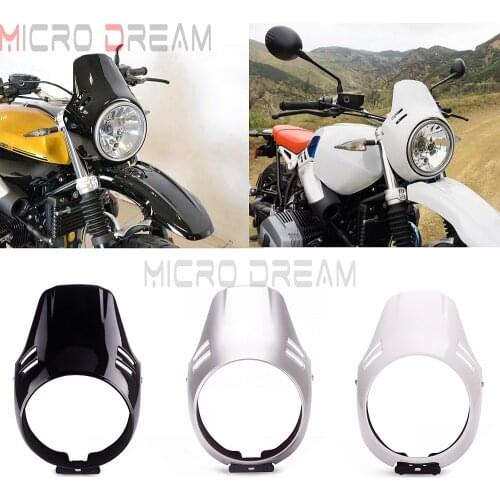 Plastic Headlight Fairing Replacement Motorcycle Front Cowl Mask Cover for BMW R Nine T Scrambler Urban GS 2016-2019 R9T 2018