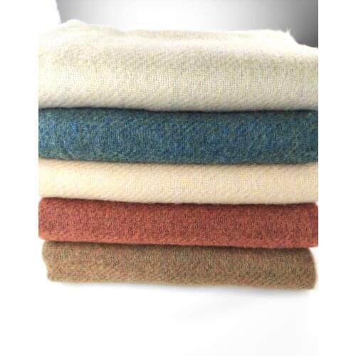 Designer 2020 Women Solid Wool Scarves Lady Winter Thicken Warm Soft Pashmina Shawls Wraps Female Knitted Long