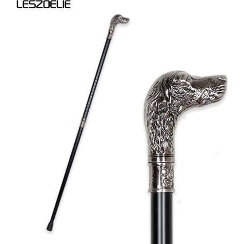 Dog-Head Luxury Walking Stick Canes For Men Fashion Elegant Walking Canes Decorative Stick Party Vintage Hand Walking Cane