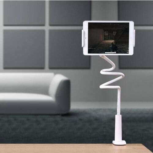 Universal 360 Rotating Flexible Arm Phone Holder Desktop Bed Lazy Tablet Clip Bracket Mobile Stand Support For IPhone Tablets