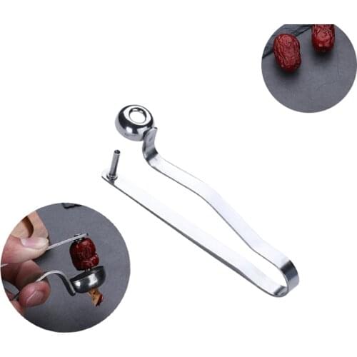 Manual Corer Pitter Remover Cherry Jujube Fruit KitchenKitchen Easy Core Seed Remove Gadget Stainless Steel Stoner Core Pitter