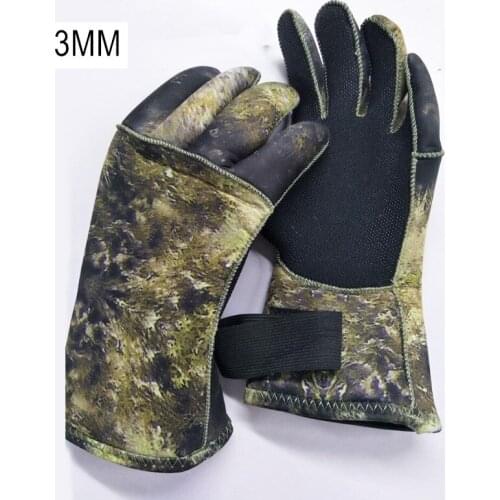 3MM Cold-proof Unisex Waterproof Winter Gloves Cycling Fluff Warm Touchscreen Cold Weather Windproof Anti Slip Diving Gloves