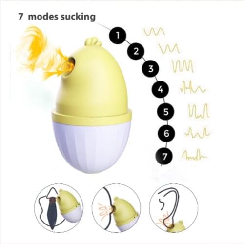 7 Mode Oral Sex Sucking Vibrator G-Spot Nipple Clit Massage Vibrating Egg Stimulator Orgasm Adult Sex Machine Toys for Women