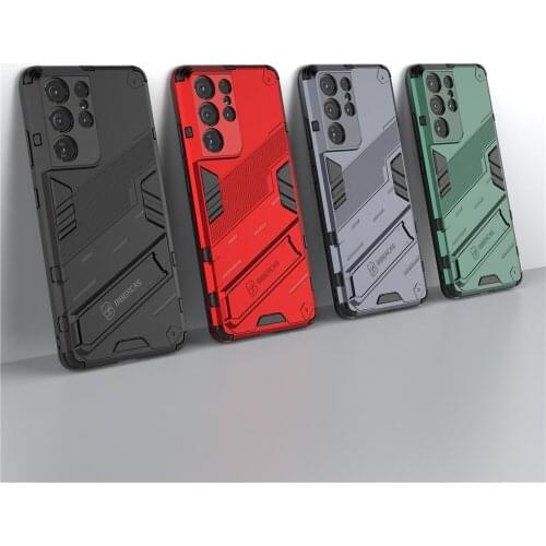 For Samsung Galaxy S21 Plus Case S21Plus Shockproof Robot Holder Stand Armor Phone Cover For Samsung S21 M31 M51 A02 M02 Case
