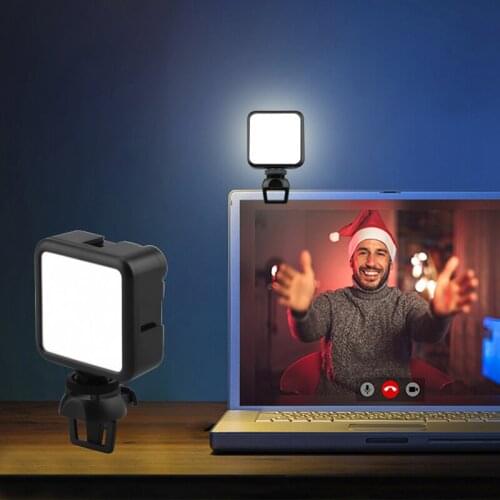 Clip-on LED Fill Light for 1~8mm Thickness Phone Laptop Tablet Chargable Photography Lighting Video Vlog Meeting Clip Fill Lamp